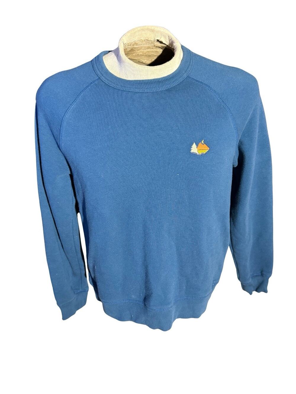 REI Co-op Crewneck Sweatshirt Small Blue Outdoor Adventure Pullover Hiking Casua